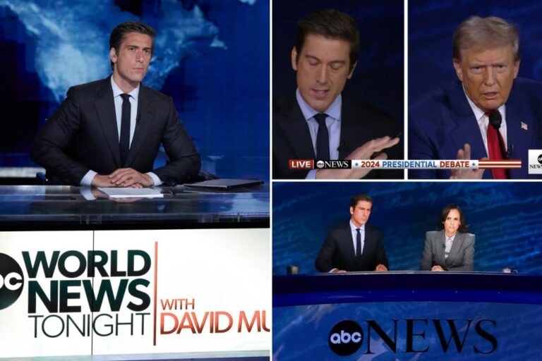 ABC's David Muir sees news rating after moderating his controversial debate

