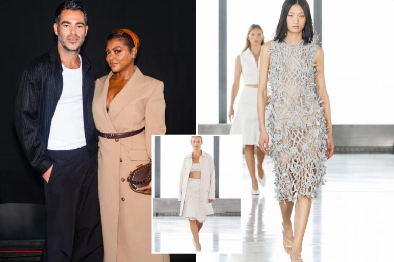 Exclusive | Taraji P. Henson Talks Her 2AM Hair Transformation at Jonathan Simkhai's Spring Show

